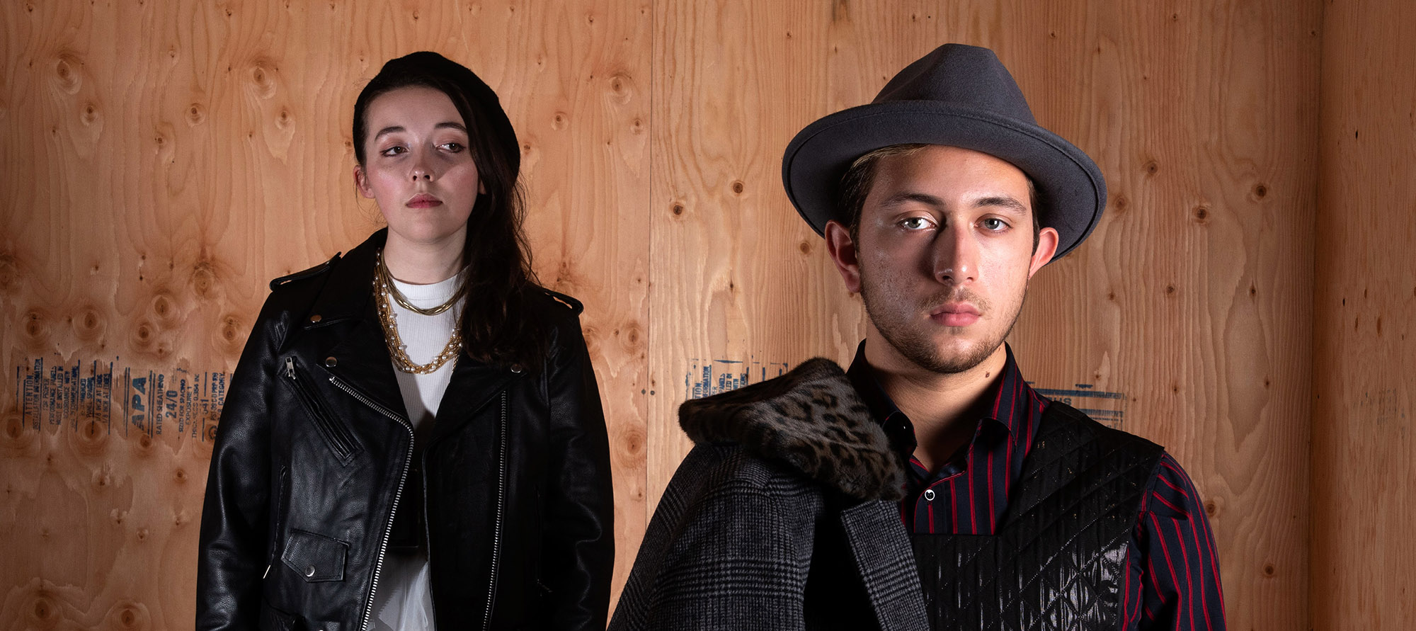 Joe Grisanzio plays Macheath and Madeline Burk plays Polly in the Muhlenberg College Theatre & Dance production of